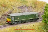 372-981 Graham Farish Class 24/0 Diesel Locomotive number D5100 in BR Green livery with small yellow panels